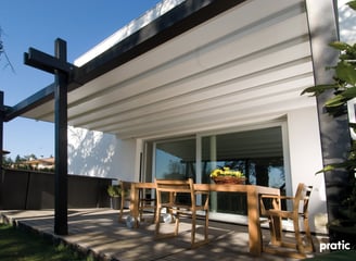 Pergola mit Tuch