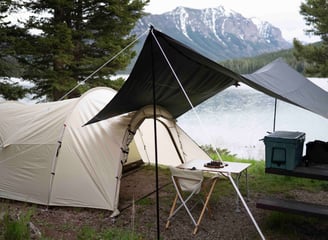 Wild Rover's Snow Peak Vault Tent For Rent With A DOD Tarp