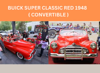 Buick Super Classic Red 1948 (Convertible)