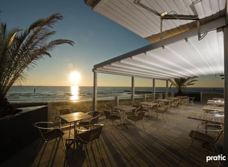 Pergola mit Tuch