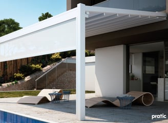 Pergola mit Tuch