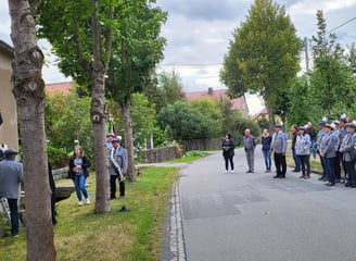 Aufhängen der Schützenscheibe