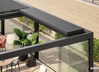 Pergola mit Lamellen