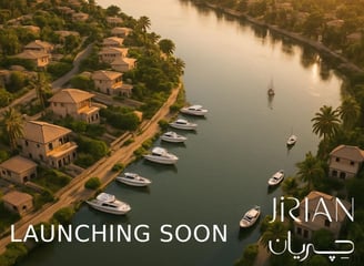 Natural View of the New Nile and Green Spaces in Jirian