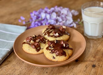 Cookies doule chocolat pecan