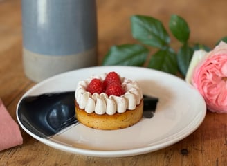 Tarte hibiscus framboise
