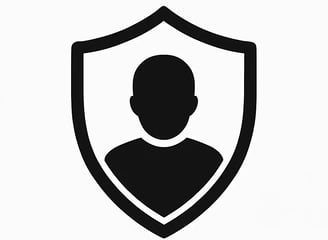 a person in a shield with a shield on it