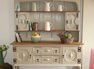 Antique Dresser Hand Painted in Fired Earth Paint