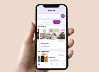 Screenshot d'une application pour les éditeurs et créateurs de contenus