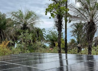 Solar array to power a water plant in South of Senegal