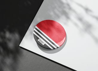 Tan Bandits pin badge