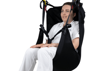 A silvalea patient sling in use