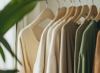 hanging clothes