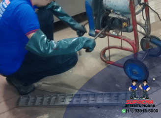 desentupimento de caixa de gordura