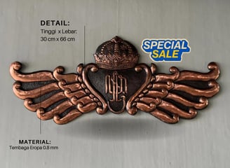 Logo tembaga custom
