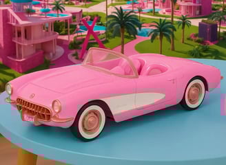 Carro de Barbie a RC