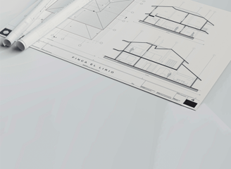 a paper plan with a pencil and a ruler