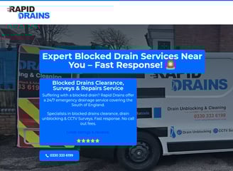 rapid drains website
