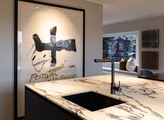 dark bespoke kitchen