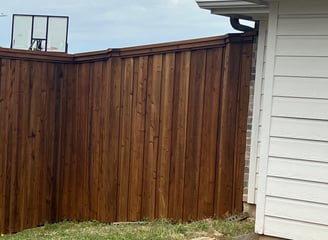 Brown Wood Fence