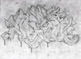 graffiti sketch