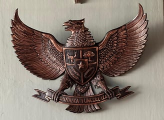 Lambang Garuda Pancasila Tembaga