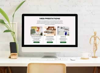 Webdesign du site du Zèbre Déco