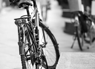 a bicycle 