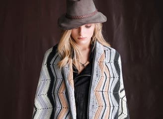 Chevron Wrap - Australian Superfine Merino (ACS)