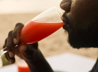 sipping sunset cocktails in barbados