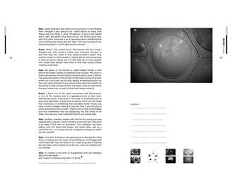 A magazine spread with a photo of a hexagonal machine