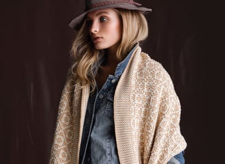 Mosaic Wrap - Australian Superfine Merino (ACS)