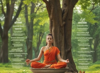 A hand holds a dark green bottle of dietary supplement gummies amidst bright green leaves. The bottle is labeled as 'AfterCoweed' and contains omega 3, 6, 9, and DHA advanced formula. The background features dense foliage.