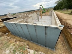 chantier étanchéité murs enterrés 