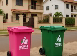 Borla Commando Waste Bins