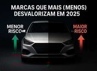 Carro prata centralizado, dividido ao meio com iluminação contrastante — lado esquerdo iluminado com