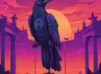 A collection of four coin-like representations of cryptocurrencies including Ethereum, Bitcoin, and Dogecoin. Each coin displays symbols or text related to its respective cryptocurrency. The background features a financial chart with candlestick patterns, suggesting a trading or investment context.