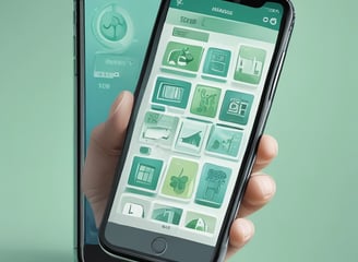 a close up of a computer screen with icons
