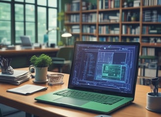 black and silver laptop computer on white table