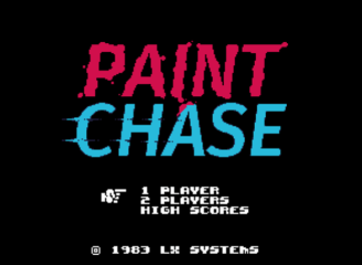 UFO 50 - Paint Chase Title Screen