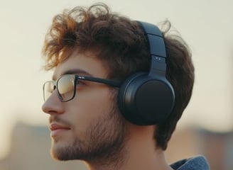 a man with a headphones