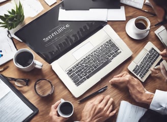 a close up of a computer screen with icons