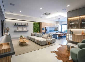 sala e cozinha conjulgada Moveis planejados em maringá é na Wood Look, parceria com os arquitetos em maringá, moveis de extre