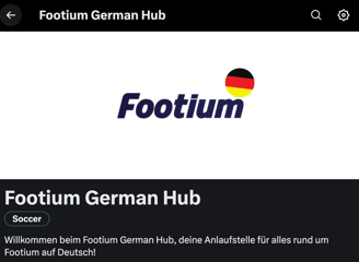 Deutsche Fussball Footium Community