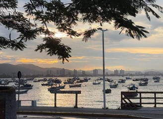 Praia do Trapiche na cidade de Penha