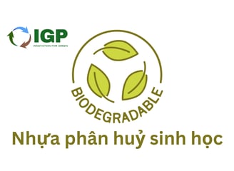 Tìm hiểu về nhựa phân huỷ sinh học