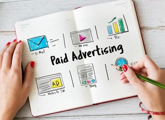 paid ads written on the note