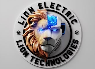 a lion head with a lion on it's face
