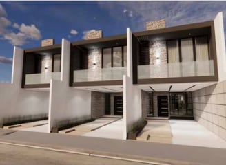 a modern house with a modern design