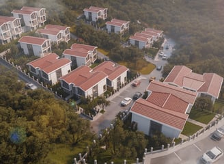 Çelik konstrüksiyon ile inşa edilmiş lüks villa projesi